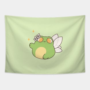 The Frog Fairy (White) Tapestry