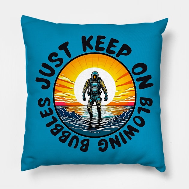 Scuba diving (5) Pillow by IOANNISSKEVAS