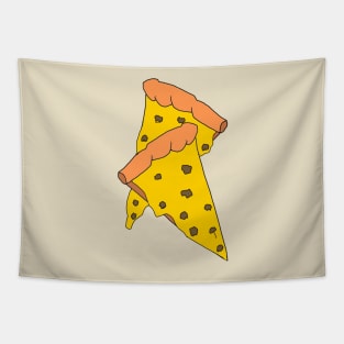 Sausage and Cheese Pizza Slices Tapestry