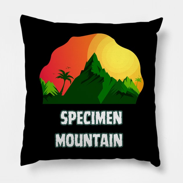 Specimen Mountain Pillow by Canada Cities