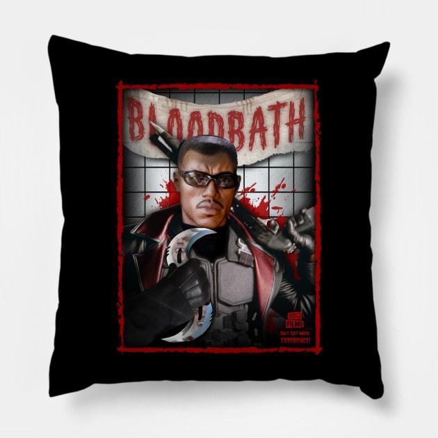 Blade Rave - BBQ Films Pillow by fotofixer72