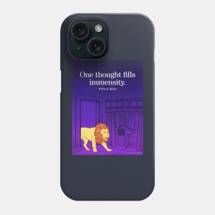 One Thought Fills Immensity Phone Case