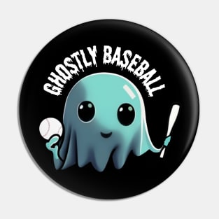 Spooky Sluggers: The Adorable Ghostly Baseball Game, Halloween Pin