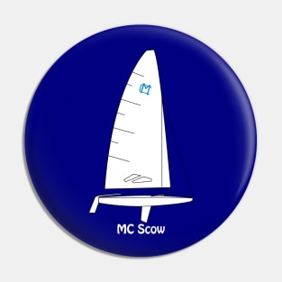 MC Scow Sailboat Pin