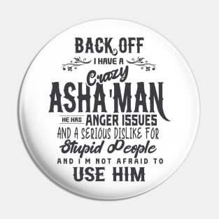 Crazy Asha'man (Dark) Pin