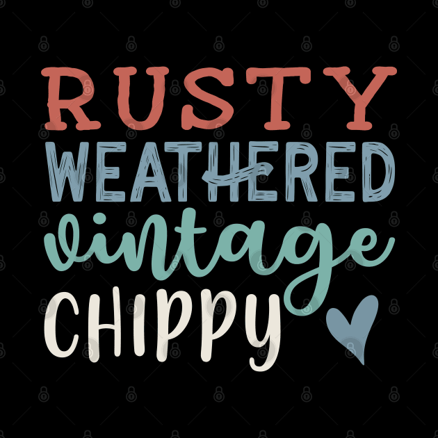 Rusty Weathered Vintage Chippy Antique Thrifting Cute by GlimmerDesigns