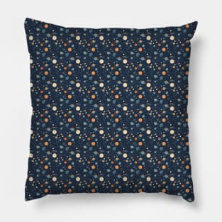 Stars and planets pattern Pillow