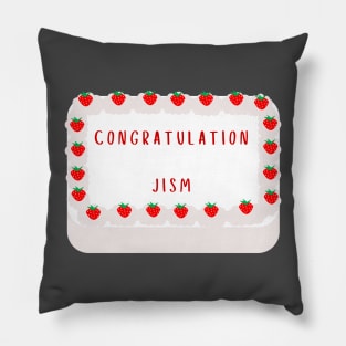 Congratulation Jism Pillow