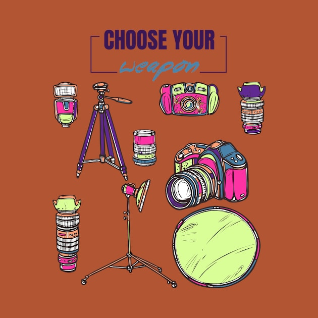 Photographer Choose your weapon by magenta-dream