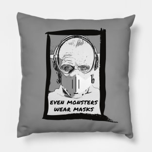 Even Monsters Wear Masks - Hannibal Pillow