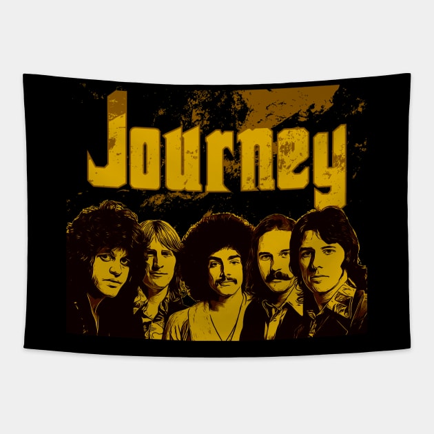 Journey band \ 80s Music Tapestry by Nana On Here