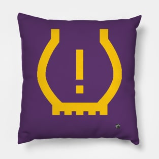 Geo3Doodles Tyre Warning Pillow