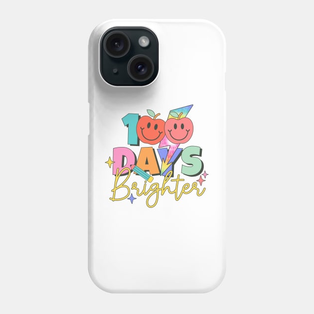 100 Days Brighter Phone Case by Etopix