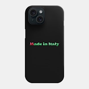 Made in italy ,balloon style   rosso e verde Phone Case