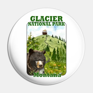 Glacier National Park, Huckleberry Trail Pin