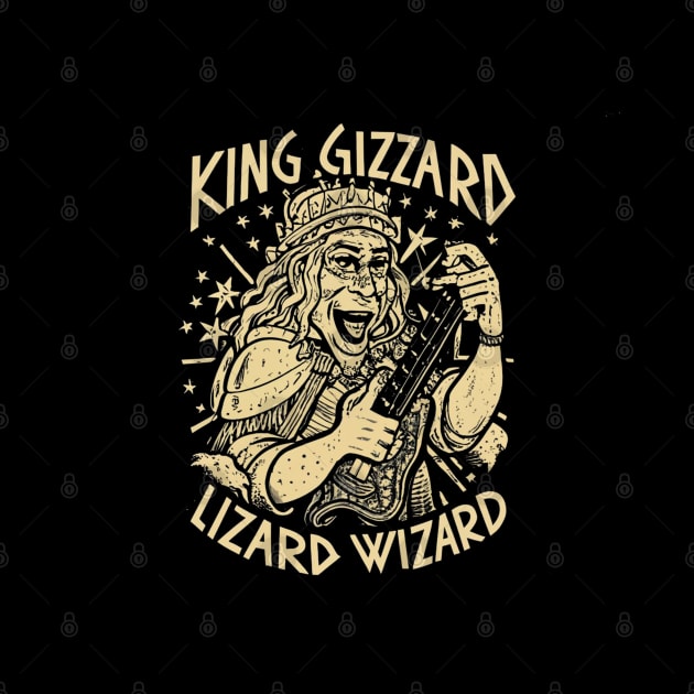 Psychedelic God King Gizzard & Lizard Wizard by Aldrvnd