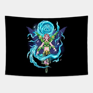 Angel winged robot Tapestry