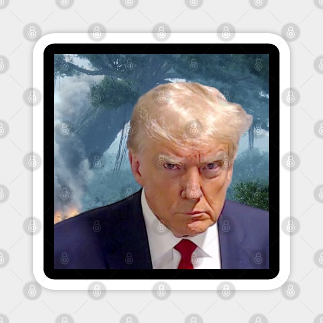 Trump Mugshot / Hometree Magnet by Lightning Ts