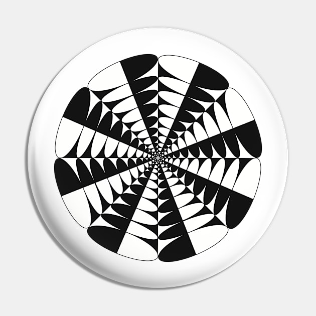 Circle Pops Mandala - Intricate Black and White Digital Illustration, Vibrant and Eye-catching Design, Perfect gift idea for printing on shirts, wall art, home decor, stationary, phone cases and more. Pin by cherdoodles