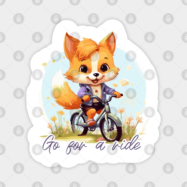 Go for a ride Magnet by JessCrafts