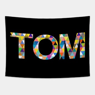 Tom, name, typography Tapestry