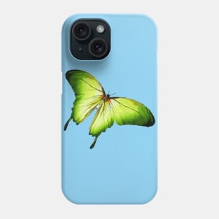 Green Butterfly Digital Painting Phone Case