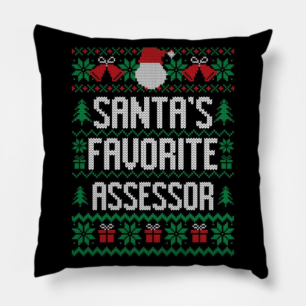 Santa's Favorite Assessor Pillow by Saulene