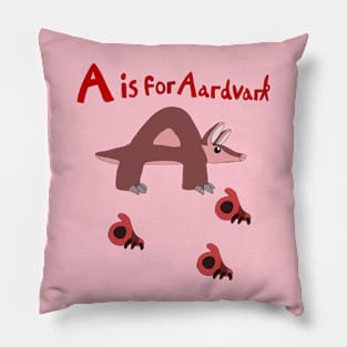 A is for Aardvark Pillow