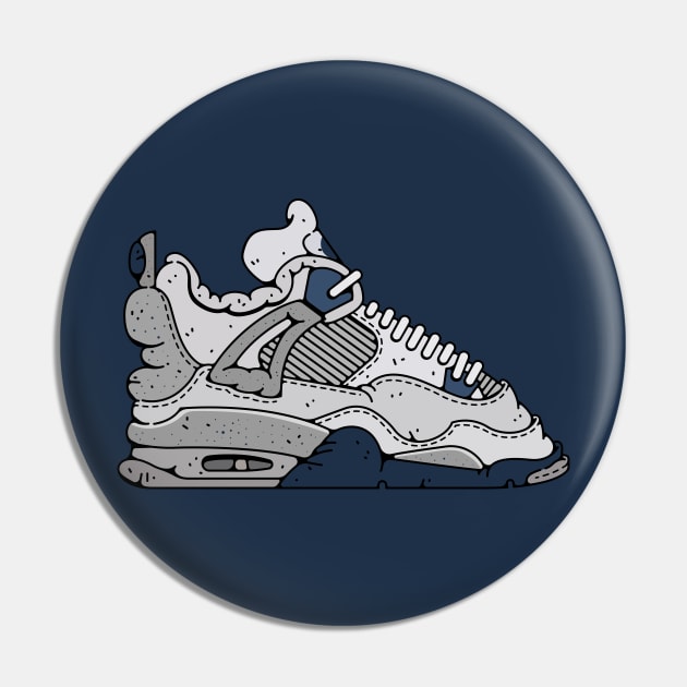 Air Jordan 4 Retro Midnight Navy Pin by Franjos