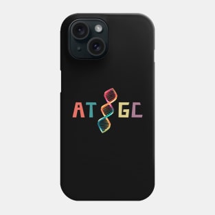 AT / GC, biotechnology, dna strand, molecular biology Phone Case