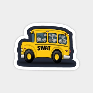 swat bus Magnet