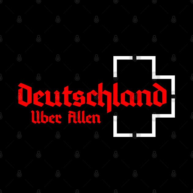 Germany Deutschland Uber Allen Heavy Metal Gift by BlackRavenOath