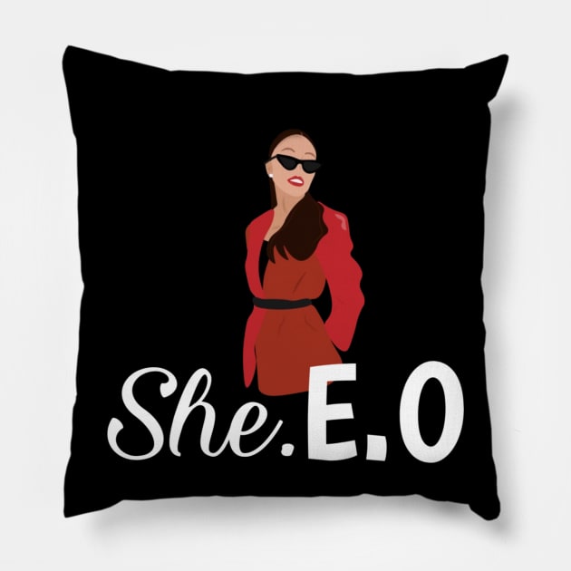 She.E.O Pillow by Lovelybrandingnprints