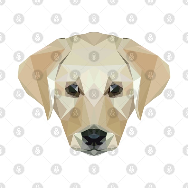 dog lowpoly art by Amartwork