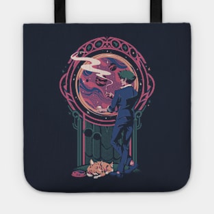 Space Cowboy Contemplation Tote