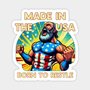 USA Wrestling Magnet