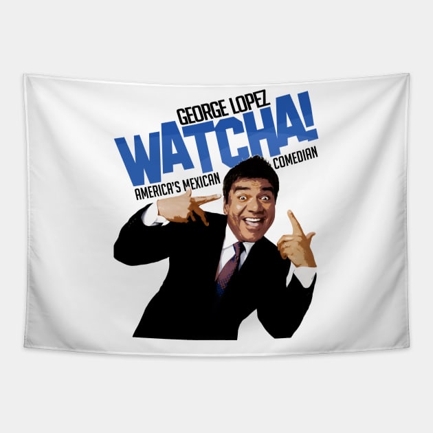 George Lopez - America's Mexican Comedian Tapestry by MAG