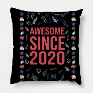 Awesome Since 2020 Pillow