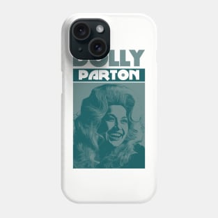 Dolly parton, lineart poster Phone Case