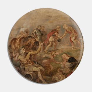 Meeting of King Ferdinand of Hungary and Cardinal-Infante Ferdinand of Spain by Peter Paul Rubens Pin