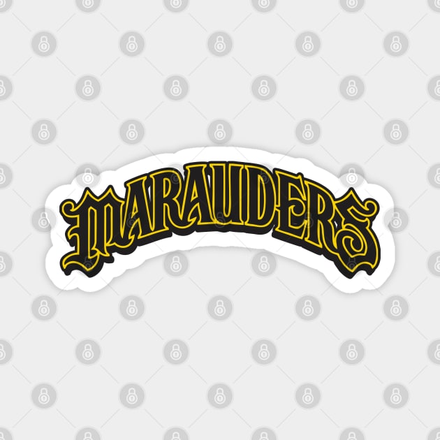 Marauders Sports Logo Magnet by DavesTees