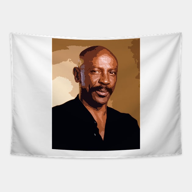 Retro Louis Gossett Jr Tapestry by hadij1264