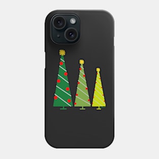 Christmas Tree Trio Phone Case