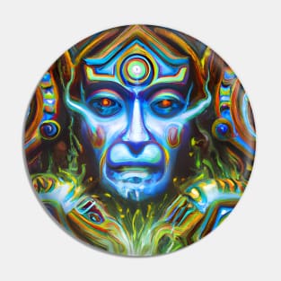 Techno-Shaman (10) Pin