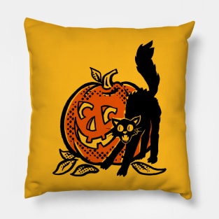 Vintage Halloween Pillow