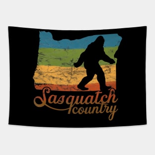 Sasquatch Country (colorful) Tapestry