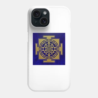 SHRI YANTRA BLUE Phone Case