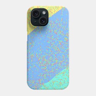 Colorful watercolor abstract texture art Phone Case