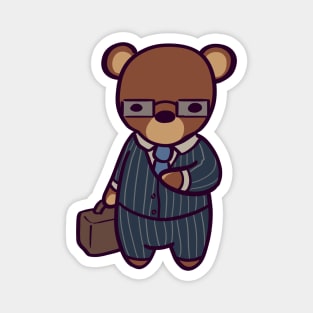 Business Bear Magnet