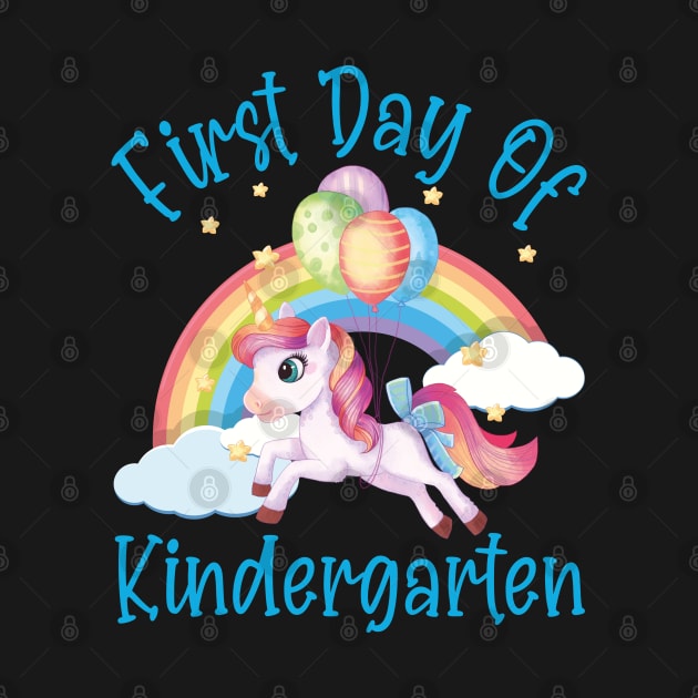 Bonny Unicorn and Rainbow | First Day of Kindergarten by Estrytee